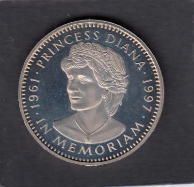 Beschrijving: 5 Dollar DIANA MEMORIAL PORTRAIT